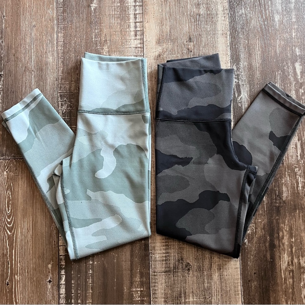 Aerie Camo Leggings Lot, Size Medium Short
